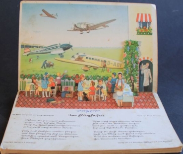 Schreiber "Frohe Fahrt" Traffichistory 1938 Stehauf-Picturebook (5323)